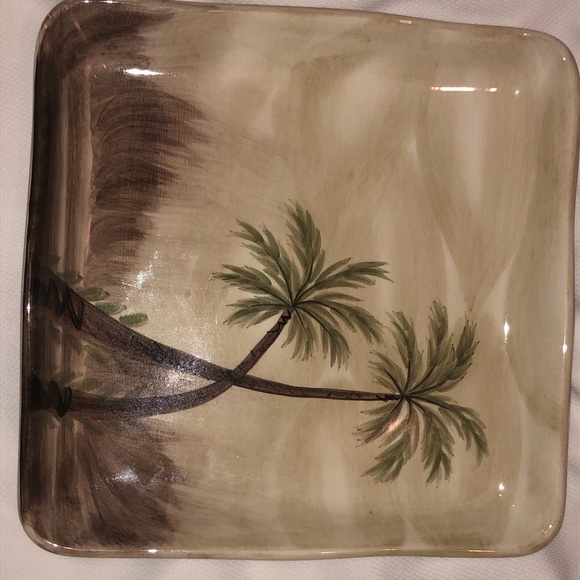 Accents Palm Tree Plate Poshmark